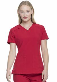 Top by Dickies Medical Uniforms, Style: DK615-RED